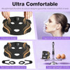 Vyaime Red Light Therapy Mask For Face: Vyaime Rechargeable Led Face Mask At Home With 7 Colors 7 Modes, Wireless Infrared Facial Skin Care Device - Black