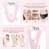 Miraiwatimo Epilator For Women - 2 Speeds Smooth Skin Face Epilators With Led - Long-Lasting Cordless Electric Tweezers Hair Remover For Armpit/Leg/Bikini Area/Arm/Facial Epilator Hair Removal For Women