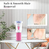 Morbex Green Glabrouse Skin Epilator, Epilators Hair Removal For Facial, Epilators With Led Light, Cordless Hair Removal Device, Epilator For Women, Facial Hair Removal For Bikini Arm Legs Armpits