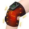Rohvemj Cordless Heated Knee Massager, Knee Massager With Heat, Knee Massager For Pain Relief, Knee Heating Pad For Knee Pain Relief, Fsa Eligible Hsa, Heated Knee Brace Wrap, Black