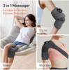 Gobok 8 Modes&20 Intensities Cordless Knee Massager With Heat,Knee Brace For Arthritis Pain Relief,Muscle Relaxation,Heating Pad For Knee Shoulder Elbow, For Father (Pink)