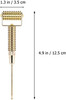 Healeved Ear Massage Acupoint Detecting Pen With Flexible Spring Roller Copper Probe For Precise Therapy And Facial Acupoint Stimulation 4.92X1.37X0.59In