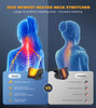 Oikrf Deep Neck Pain Relief W/Conductive Magnetic Therapy Heated Neck Stretcher, Graphene-Tech Instant Heating Cervical Traction Device Pillow, Smart Control Neck Hump Corrector Relax s For Tmj Migraine