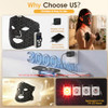 Pravole Red Light Therapy Mask For Face: 4 Modes Led Face Mask For Wrinkles With 850Nm(Nir) & 630Nm Red Light Mask For Glowing Skin At-Home , Infrared Light Mask With 3000Mah Controller, Timer, 276 Led Beads