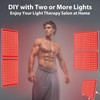 Skylaxy Red Light Therapy For Body And Face, Infrared Red Light Therapy Device With Stand, 660Nm And 850Nm Led Redlight Panel For Full Body Skin Rejuvenation At Home ( ) 2 Pack