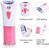 Morbex Green Smooth Glide Facial Epilator For Women, Lady Epilators Hair Removal For Face, Epilators With Led Light, Two Speed Hair Removal Device, Pluxy Facial Hair Removal For Bikini Arm Legs Armpits