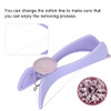 Kadimendium Facial Hair Threading Removal, Purple Facial Epilator Threading Hair Removal Epilator Abs Comfortable For Women(Glasses Boxed)