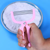 Healifty Manual Facial Hair Remover Epilator For Women, Portable Stainless Steel And Abs Hair Threader For Upper Lip, Chin, Cheeks, And Neck, Pink 2Pcs
