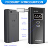 Homealexa Breathalyzer For Alcohol, Portable Alcohol Tester With Digital Bac Display, High Accuracy Sensor, 3-5S Fast Test, Personal Breathalyzer With 10 Mouthpieces For Home Party Use