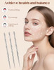 Ideayard Facial Reflexology Tools - 5.8Inch Stainless Steel Long Acupressure Tools, Tmj Relief, Deep Muscle/Nerve Point Massager Tool, Ear & Face Reflexology Pen Set 3 Pieces