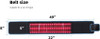 Feangli Red Light Therapy Infrared Light Therapy Belt For Body Waist Back Shoulder Leg Knee Muscle Relief, Led 660Nm 850Nm Wearable Large Red Light Belt With Timer Remote, Ideal For Woman Man