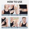Jieluo Acupuncture Pen, 9 Intensity Levels 5-In-1 Electronic Acupuncture Pen Pain Relief Therapy Rechargeable Powerful Meridian Energy Massage Pen Relief Pain Tools
