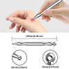 Melonsun Stainless Steel Acupuncture Pen For Tmj Relief, Fsa-Hsa-Eligible Tmj Massager For Jaw Clenching, Acupressure Facial Tool For Face Reflexology & Full-Body Pressure Point Massage