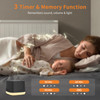 Homebest Portable Sound Machine,Mini Travel White Noise Machine For Sleeping With Breathing Night Light, 16 Soothing Sounds, Timer, Rechargeable Brown Noise Sound Machine For Sleep,Adults,Office Privacy(Black)