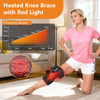 Edifolly Cordless Knee Heating Pad, Knee Massager With Heat And Vibration, Rechargeable Heated Knee Brace With 3 Heat Levels And 3 Massage Modes