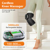 Edifolly Cordless Knee Heating Pad, Knee Massager With Heat And Vibration, Rechargeable Heated Knee Brace With 3 Heat Levels And 3 Massage Modes