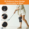 Edifolly Cordless Knee Heating Pad, Knee Massager With Heat And Vibration, Rechargeable Heated Knee Brace With 3 Heat Levels And 3 Massage Modes