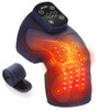 Miula Red Light Therapy & Vibration Massage Knee Brace Wireless Rechargeable With 660Nm&850Nm Light & Heating Function Relief For Knee Joint Elbow & Shoulder Pain Promotes Faster Recovery