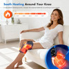 Miula Red Light Therapy & Vibration Massage Knee Brace Wireless Rechargeable With 660Nm&850Nm Light & Heating Function Relief For Knee Joint Elbow & Shoulder Pain Promotes Faster Recovery
