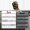 Kageen Red Light Therapy Face Mask 7 Modes With Infrared 432 Leds 5 Intensity Levels Timer Control Comfortable Silicone Light Mask For Home Skincare Routine