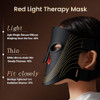 Memtim Red Light Therapy Mask For Face 4 Modes Cordless Led Face Mask Light Therapy With 2000Mah Rechargeable Remote Led Face Mask At Home& Travel
