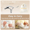 Olaemuo Pressure Point Massage Tool For Deep Tissue - Metal Muscle Scraper Gua Sha Tools For Fascia Release, Thumb Saver Acupressure Tool For Trigger Point & Pain Relief, Travel Pouch