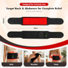 Miula 3-In-1 Cordless Red Light Therapy Belt For Back Abdomen, 660Nm & 850Nm Wavelengths With Heat & Vibration Massage,5000Mah Rechargeable Waist Wrap For Belt Discomfort Relief, For Parents