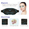 Fox-Tech Fashion Sleep Mask, Sleeping Mask For Women, 100% Blackout Eye Mask, Soft Covering Strong Light, Suitable For Travel/Yoga/Nap (Leopard Print)