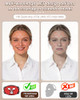 Homechoose Led Face Mask Light Therapy, 4 Modes Portable Red Light Therapy For Face, 2000Mah Rechargeable Remote, Blue, Orange, 850Nm Infrared & Red Light Mask, 100 Leds, Timing Function, For Home & Travel
