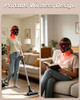 Homechoose Led Face Mask Light Therapy, 4 Modes Portable Red Light Therapy For Face, 2000Mah Rechargeable Remote, Blue, Orange, 850Nm Infrared & Red Light Mask, 100 Leds, Timing Function, For Home & Travel