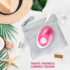 Epilady Skinlady Corded Epilator For Women, Electric Hair-Removal Device With 2-Speed Motor, Portable Hair Remover With Exfoliation Head, Precision Cap, Cleaning Brush, And Carrying Case, Pink