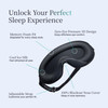 Nox Sleep 3D Sleep Mask For Men, 100% Blackout Eye Mask For Sleep, Ice Silk Adjustable Sleeping Mask For Side Sleepers, Soft Breathable Blindfold, Perfect Sleep Mask For Travel & Women (Black)