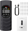 Proster Dual-Sensor Portable Breathalyzer With Voice Prompts & 20 Mouthpieces - Rechargeable Digital Alcohol Tester Professional Accuracy, Fast 4-Second Results For Personal & Workplace Use
