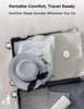 Foxfine Portable Sound Machine, Travel White Noise Machine With 30 Soothing Sounds, Timer & Memory For Sleeping, Baby, Adults, White