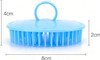 Gouccpu Hair Scalp Massager Shampoo Brush Shower Head Scrubber Cleanser Massage Comb For Hair Growth Ease Dandruff Removal And Head Relaxation For Women And Men Or Pets (Blue) 2 Pack