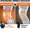 Pnzozo Knee Massager With Heat, 3D Airbag Compression, 3 Heating Levels, 3 Vibration Modes, Adjustable Straps, Memory Function, Cordless Knee Brace Massager For Home Use, For Men And Women