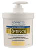 Advanced Clinicals Retinol Cream. Spa Size for Salon Professionals. Moisturizing Formula Penetrates Skin to Erase the Appearance of Fine Lines & Wrinkles. Fragrance Free. 16oz by Advanced Clinicals