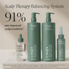 L'anza Scalp Therapy Balancing Shampoo For Damaged Hair & Sensitive Scalps Soothes Dryness Moisturizing Removes Buildup Gentle Daily Cleanse Leaves Hair Soft Color Safe Sulfate Free (32 Fl Oz)