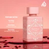 Lattafa Bade'e Al Oud Noble Blush For Unisex Eau De Parfum Spray 3.4 Ounce / 100 Ml