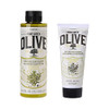 Korres Greek Olive Blossom Hydrating Body Duo Includes Body Cream 6.76 Fl Oz And Shower Gel 8.45 Fl Oz In Olive Blossom Scent 2 Piece Set