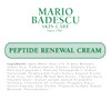 Mario Badescu Peptide Renewal Cream For Combination Dry And Sensitive Skin | Anti-Aging Face Cream Formulated With Palmitoyl Tripeptide-1 & Sodium Hyaluronate | 1 Ounce