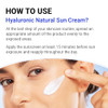 Hyaluronic Acid Natural Sun Cream Moisturizing Sunscreen