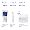 Korres Greek Yoghurt Hydration Boost Trio Set 3-Step Skin Care Kit With Foaming Cream Cleanser Eye Gel & Probiotic Gel Cream Pre & Probiotics For Balanced Hydration Clean Beauty 3 Piece Set