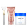 Medicube Korean Viral Duo For Glass Glow Skin: Zero Pore Pads 2.0 And Collagen Overnight Wrapping Peel Off Facial Mask Pack And Jelly Brush s For Women Skin Care Set