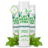 Stinkbug Natural Lip Balm With Jojoba Oil Coconut Oil And Cocoa Butter - Organic Lip Care Flavored Chapstick For Chapped And Dry Lips Ideal For Men Women Children's 0.15 Oz 3 Pack (Peppermint)