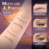Focallure 2-In-1 Liquid Eyeliner Pen Dual End Black & Brown Liner Ultra Fine & Bold Tip Waterproof Smudge Proof Long Lasting Makeup For Beginners & Professionals