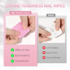 Gaoy Lint Nail Wipes Nail Polish Remover Pads Non-Woven Cotton Pads Gel Cleaning Wipes Manicure Supplies For Professional Salon And Diy Art 400 Pcs