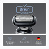 Braun Series 6 Electric Shaver Head With Sensitive Skinguard Easily Attach Your Shaver Head Compatible With Generation Series 6 Shavers 64B Black