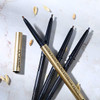 Ucanbe 4 In 1 Makeup Micro Eyebrow Pencil Set Dual-Ended Sweat &Waterproof Ultra Fine Skinny Tip Percise Definer Black Brown Fill & Shape Brow Mechanical Auto Pen Kit