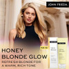 John Frieda Salon Blonde Honey Tone Perfecting Treatment With Protein-Peptide Complex Hair Toner Toner For Blonde Hair 4 Fl Oz